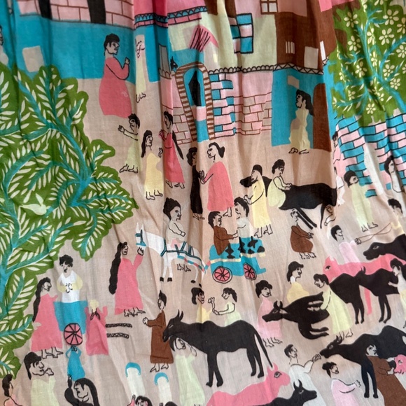 NWT Vintage Anthropologie Bazaar 100% Cotton Dress Plenty by Tracy Reese 2 XS - Picture 6 of 13